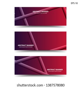abstract red background geometric for banner, web, flyer, brochure – vector