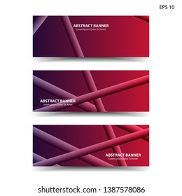 abstract red background geometric for banner, web, flyer, brochure – vector