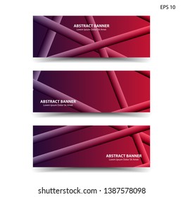 abstract red background geometric for banner, web, flyer, brochure – vector