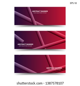 abstract red background geometric for banner, web, flyer, brochure – vector