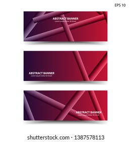 abstract red background geometric for banner, web, flyer, brochure – vector