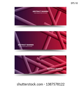 abstract red background geometric for banner, web, flyer, brochure – vector