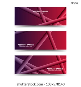 abstract red background geometric for banner, web, flyer, brochure – vector