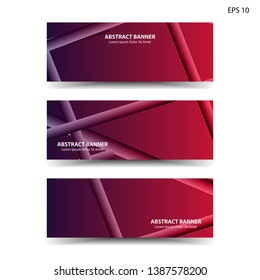 abstract red background geometric for banner, web, flyer, brochure – vector