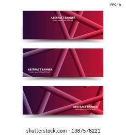abstract red background geometric for banner, web, flyer, brochure – vector