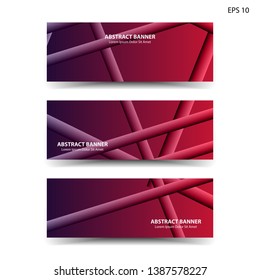 abstract red background geometric for banner, web, flyer, brochure – vector