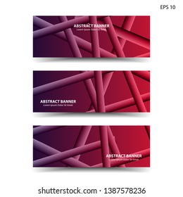 abstract red background geometric for banner, web, flyer, brochure – vector