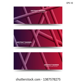 abstract red background geometric for banner, web, flyer, brochure – vector