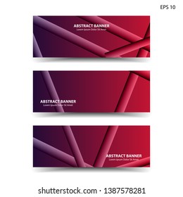 abstract red background geometric for banner, web, flyer, brochure – vector