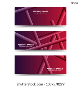 abstract red background geometric for banner, web, flyer, brochure – vector