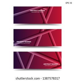 abstract red background geometric for banner, web, flyer, brochure – vector
