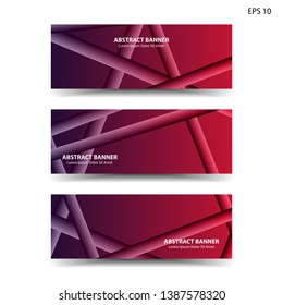 abstract red background geometric for banner, web, flyer, brochure – vector