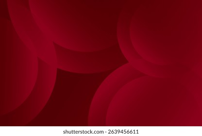 Abstract red background with geometric circle shapes pattern. Design texture. High quality graphic. Futuristic concept.
