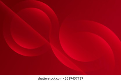 Abstract red background, geometric circles. Vector illustration eps10. Perfect for modern templates, company, business, branding. High quality texture, graphic.