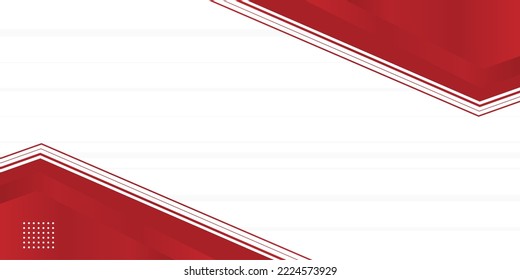 abstract red background with geometric shape. copyspace area