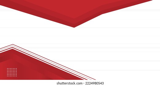abstract red background with geometric shape. copyspace area