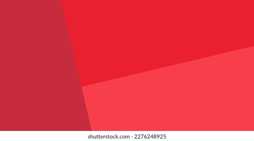 Abstract red background with geometric shapes. For wallpaper, cover, banner, poster, placard and vivid presentation. Modern geometric design background for business card and flyer template, vector