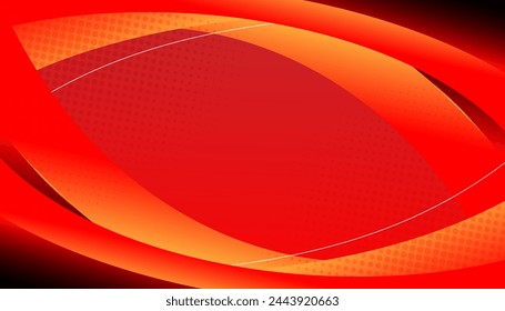 Abstract red background with geometric shapes