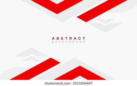 Abstract red background with geometric shapes