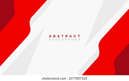 Abstract red background with geometric shapes