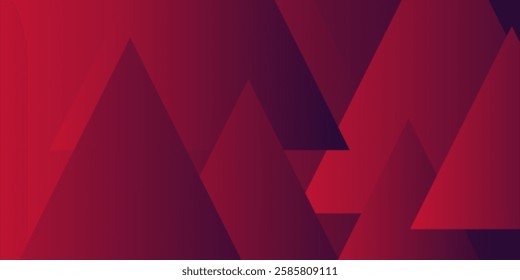 Abstract red background with geometric shapes. Red abstract background, vector graphic.