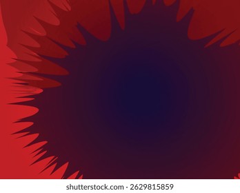 Abstract red background with geometric shapes. Vector illustration in flat style. Design element for poster, card, banner, flyer.