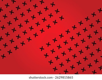 Fundo vermelho abstrato com formas geométricas. Ilustração vetorial em estilo plano. Elemento de design para cartaz, cartão, banner, folheto.