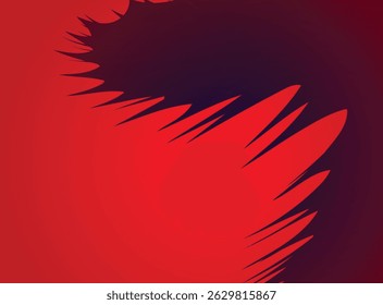 Fundo vermelho abstrato com formas geométricas. Ilustração vetorial em estilo plano. Elemento de design para cartaz, cartão, banner, folheto.