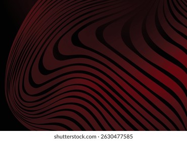 Fundo vermelho abstrato com formas geométricas. Ilustração vetorial em estilo plano. Elemento de design para cartaz, cartão, banner, folheto.