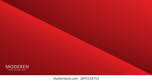 Fundo vermelho abstrato com formas geométricas
