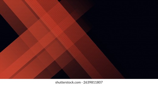 Abstract red background. Geometric triangle background. Hexagon pattern. 