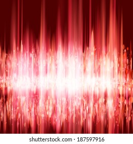 Abstract red background. Glowing bokeh vector eps 10