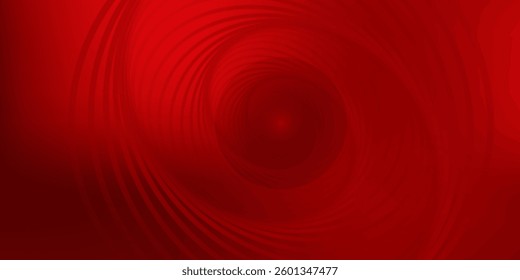 Abstract red background with glowing curve lines. Modern shiny red gradient geometric circle lines pattern. Futuristic concept. Suit for banner,