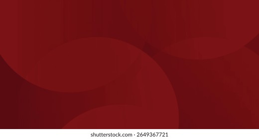 Abstract red background with glowing curve lines. Modern shiny red gradient geometric circle lines pattern. Futuristic concept. Suit for banner, brochure,