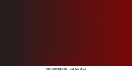 Fundo vermelho abstrato com linhas de curva brilhantes. Padrão moderno de linhas de círculo geométrico gradiente vermelho brilhante. Conceito futurista. Simples arte tipo4