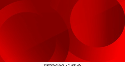 Abstract red background with glowing curve lines. Modern shiny red gradient geometric circle lines pattern. Futuristic concept. Suit for banner, brochure,