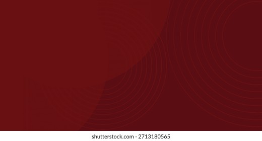 Abstract red background with glowing curve lines modern abstact