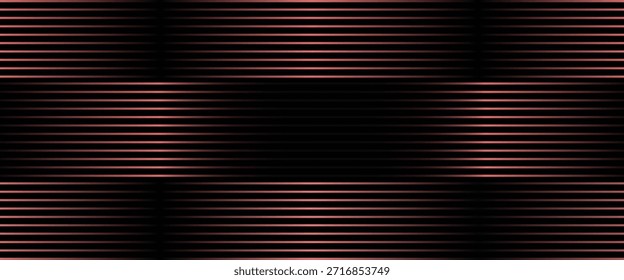 Fondo rojo abstracto con líneas de curva brillantes. patrón de líneas de círculo geométrico degradado rojo brillante moderno. concepto futurista.
