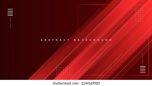Abstract red background with gradation slashes