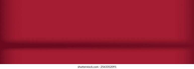 abstract red background with Gradient in empty space studio, Red empty space studio gradient used for background, red background studio with sparkles