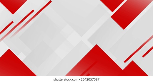 Abstract red background gray white blank space. Vector illustration design for presentation  banner  cover  web card poster modern good nice art