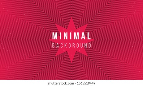 Abstract red background illustration. Colorful outline strars. Colors name: spanish crimson, eerie black. Creative concept. Eps10 vector.