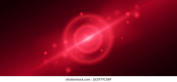 Abstract red background with red light effect. Vector illustration of red background with light effect.