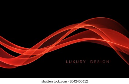 Abstract red background with lighting effect. Futuristic design layout for presentations, posters, flyer, banner.