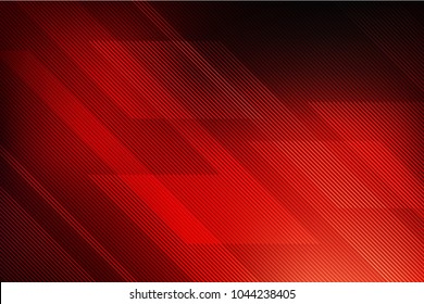 Abstract red background and lines