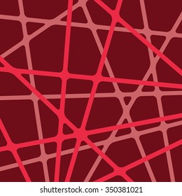 abstract red background lines overlapping art ribbons light streaks tapes stripes design