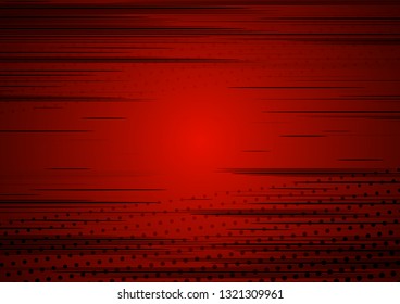 Abstract red background lines. Vector illustration