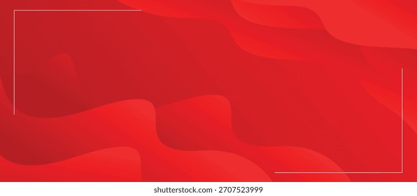 Abstract red background. Red liquid shapes, modern background with lines suitable for banners, covers, presentations. Vector illustration