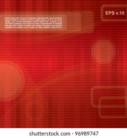 Abstract red background with lots of place for text