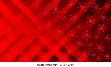 Abstrakter roter Hintergrund mit Liebesdesign